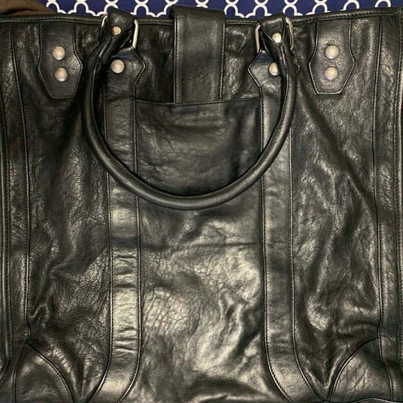 Rebecca Minkoff French Tote Black *Rare* - Picture 2 of 8